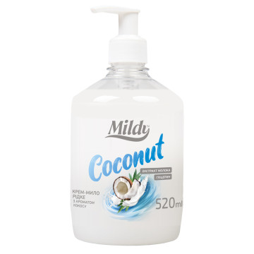 Крем-мило рідке Coconut 520мл Афіна