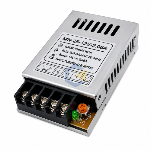 Блок живлення 12V 24W 2A 74х87х34 пласт,корпус роз,типу