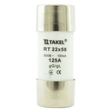 Плавкий запобіжник Takel RT 22х58 125А
