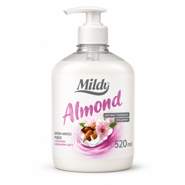 Крем-мило рідке Almond 520мл Афіна