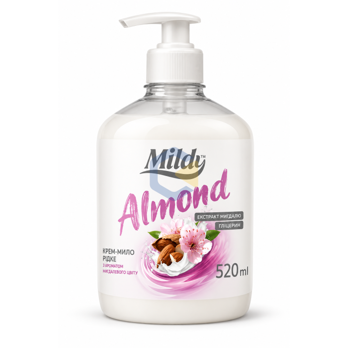Крем-мило рідке Almond 520мл Афіна Крем-мило рідке Almond 520мл Афіна