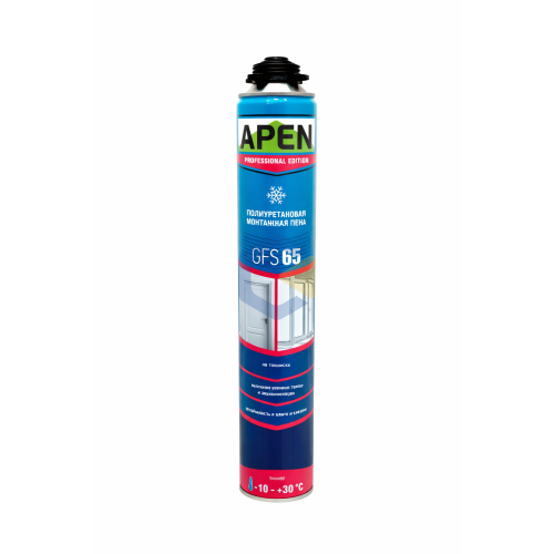 Піна монтаж.Пістолет ЗИМА Winter APEN 65 Pro 1000мл