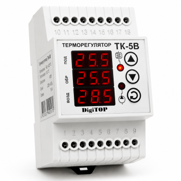 Терморегулятор Digitop ТК-5 на д/р (0+85)