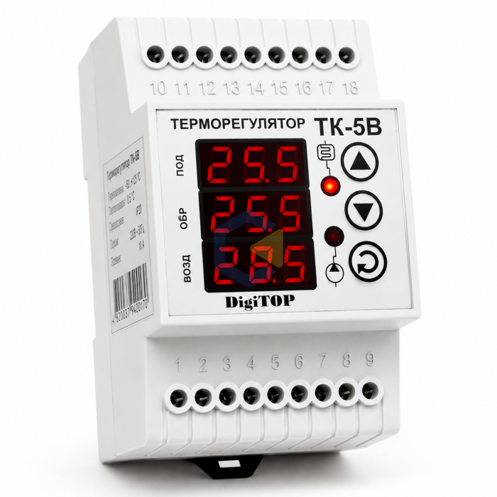 Терморегулятор Digitop ТК-5 на д/р (0+85) Терморегулятор Digitop ТК-5 на д/р (0+85)