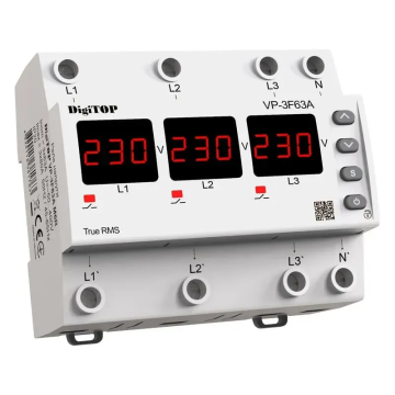 Реле напруги DigiTop VP - 3F63A M6R 3 фази