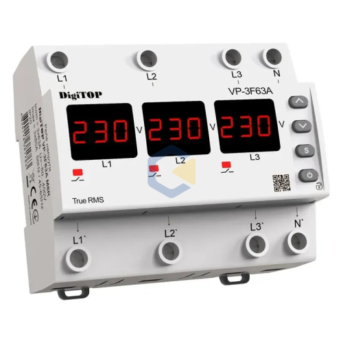Реле напруги DigiTop VP - 3F63A M6R 3 фази